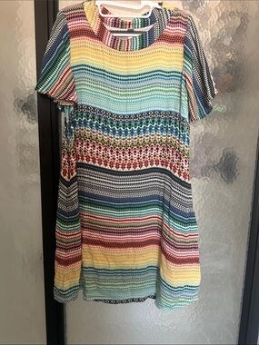 Uncle Frank Multicolor Striped Mini Dress